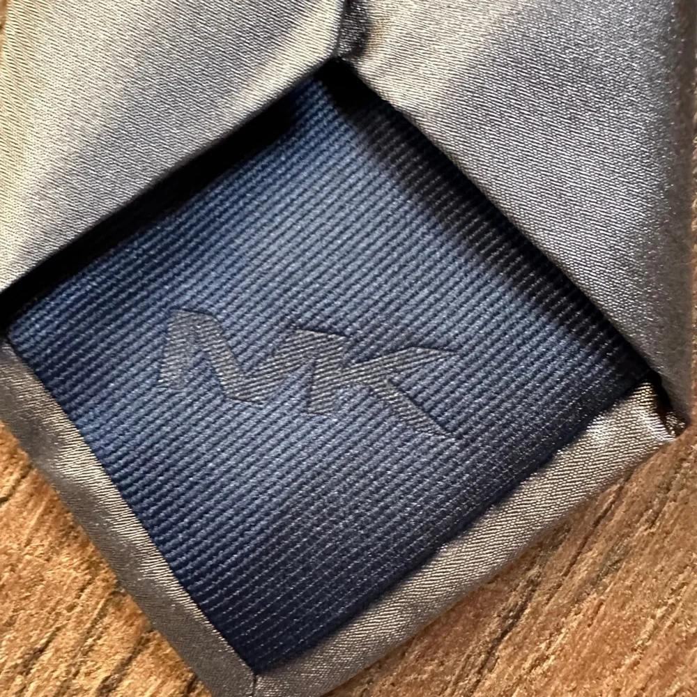 Men's Michael Kors Gray Silk Tie One Size